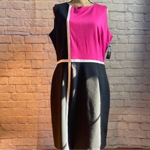 NWT New York & Company Colorblock Sleeveless Dress